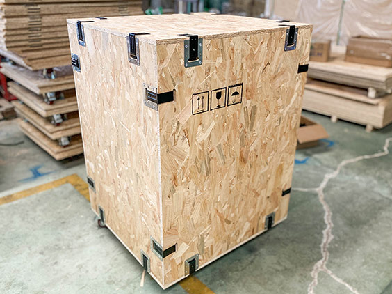 湖南厂家使用循环木箱包装提升产品品牌影响力